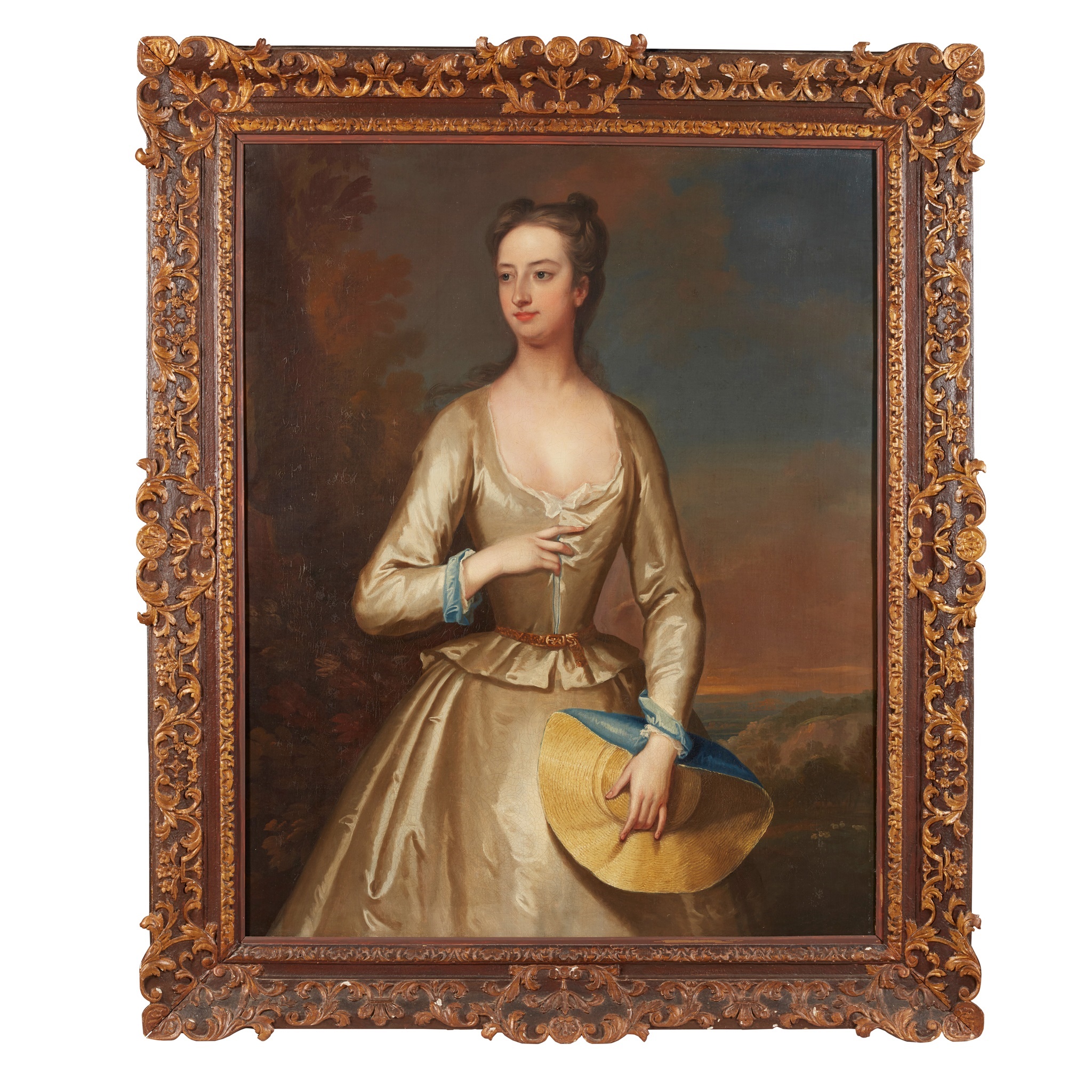 LOT 76 | CHARLES JERVAS | PORTRAIT OF A LADY IN WHITE